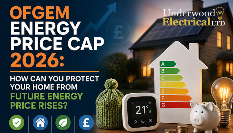 Ofgem Energy Price Cap 2026: How Can You Protect Your Home From Future Energy Price Rises? | Underwood Electrical